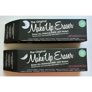2 The Original Make Up Eraser Machine Washable Make Up Remover Towel Black